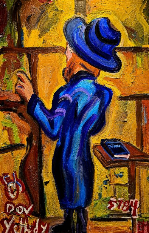 Artist Dovid Yehuda Grossman